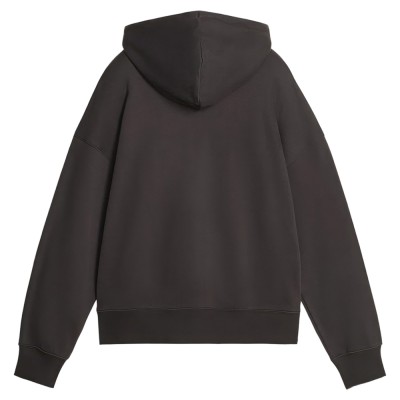 Puma Classics Oversized Hoodie Μαύρο Puma Classics Oversized Hoodie Μαύρο