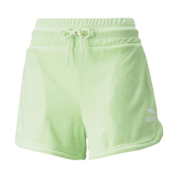 Puma Classics Toweling High Waist Shorts Πράσινο