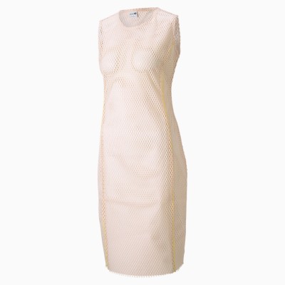 Puma Evide Mesh Dress Ροζ