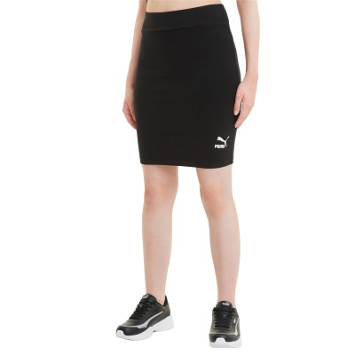 PUMA Classics Women's Tight Skirt Μαύρο PUMA Classics Women's Tight Skirt Μαύρο