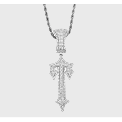 Iced Out Trapstar Irongate Chain Necklace