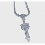 Iced Out Trapstar Irongate Chain Necklace