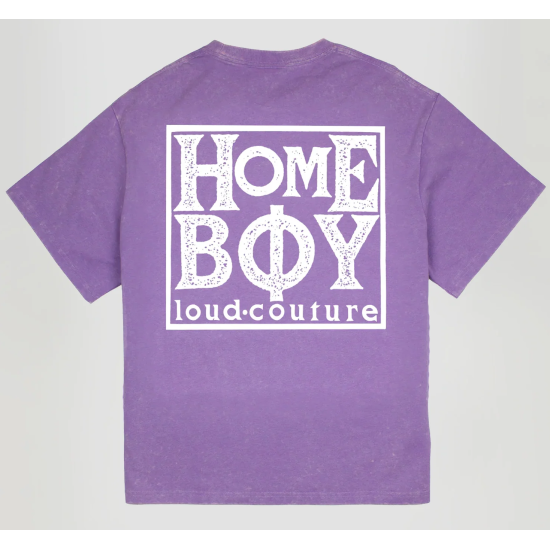 Homeboy Old School Tee Μωβ