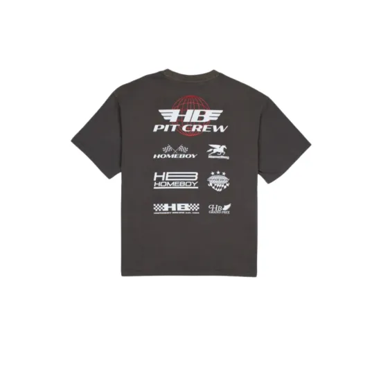 Homeboy Pit Crew Unisex T-Shirt Γκρι