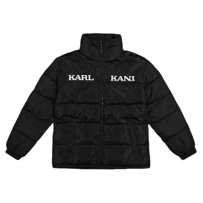 KARL KANI RETRO ESSENTIAL PUFFER JACKET Μαύρο KARL KANI RETRO ESSENTIAL PUFFER JACKET Μαύρο