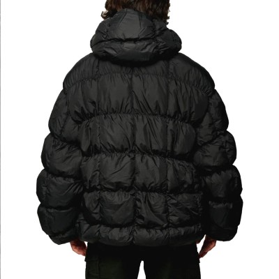 KARL KANI Sport Patch Square Quilted Puffer Jacket Μαύρο KARL KANI Sport Patch Square Quilted Puffer Jacket Μαύρο