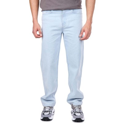 KARL KANI SMALL SIGNATURE BAGGY FIVE POCKET DENIM BLEACHED BLUE Μπλε KARL KANI SMALL SIGNATURE BAGGY FIVE POCKET DENIM BLEACHED BLUE Μπλε