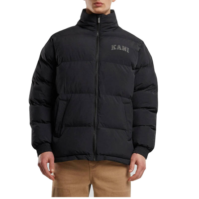 Karl Kani Serif 89 Puffer Jacket Μαύρο Karl Kani Serif 89 Puffer Jacket Μαύρο