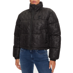 KARL KANI OG AOP Crop Puffer Jacket Μαύρο