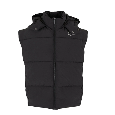 Karl Kani Small Signature Puffer Vest Μαύρο Karl Kani Small Signature Puffer Vest Μαύρο