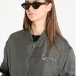 Karl Kani Chest Signature Bomber Jacket Γκρι