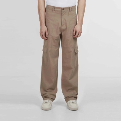 KARL KANI MN OG STRAIGHT LEG CARGO PANTS BROWN ΚΑΦΕ KARL KANI MN OG STRAIGHT LEG CARGO PANTS BROWN ΚΑΦΕ