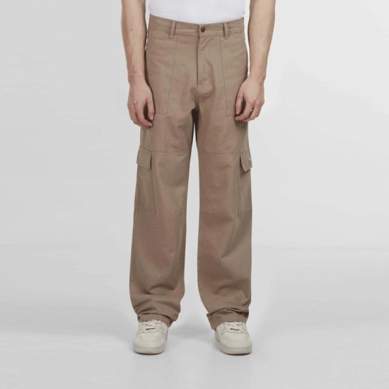 KARL KANI MN OG STRAIGHT LEG CARGO PANTS BROWN ΚΑΦΕ