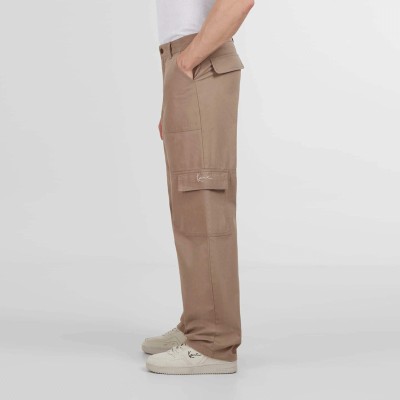 KARL KANI MN OG STRAIGHT LEG CARGO PANTS BROWN ΚΑΦΕ