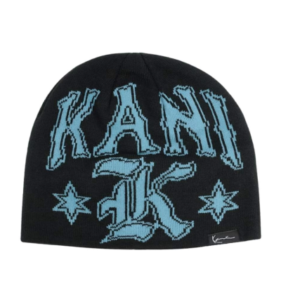 KARL KANI LOOPLABEL SCULLY Beanie Μαύρο KARL KANI LOOPLABEL SCULLY Beanie Μαύρο