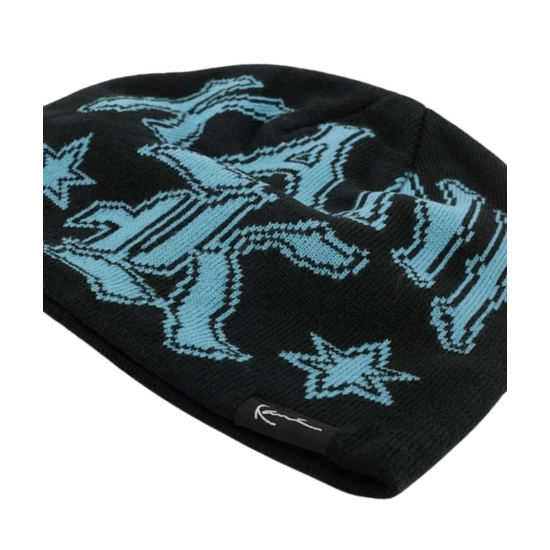 KARL KANI LOOPLABEL SCULLY Beanie Μαύρο