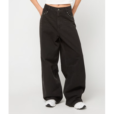 Karl Kani Signature Baggy Denim Pants Μαύρο Karl Kani Signature Baggy Denim Pants Μαύρο