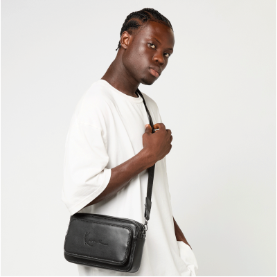 Karl Kani Signature Messenger Bag Μαύρο Karl Kani Signature Messenger Bag Μαύρο
