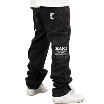 KARL KANI RETRO BAGGY WORKWEAR DENIM VINTAGE BLACK Μαύρο KARL KANI RETRO BAGGY WORKWEAR DENIM VINTAGE BLACK Μαύρο