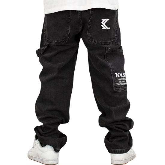 KARL KANI RETRO BAGGY WORKWEAR DENIM VINTAGE BLACK Μαύρο