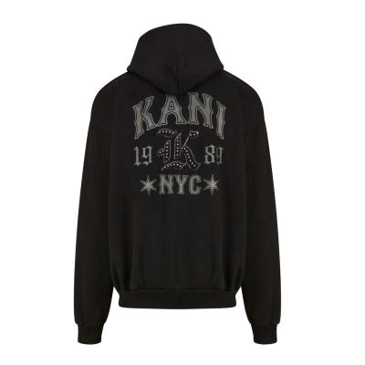 Karl Kani WESTERN OS Zip Hoodie Μαύρο Karl Kani WESTERN OS Zip Hoodie Μαύρο