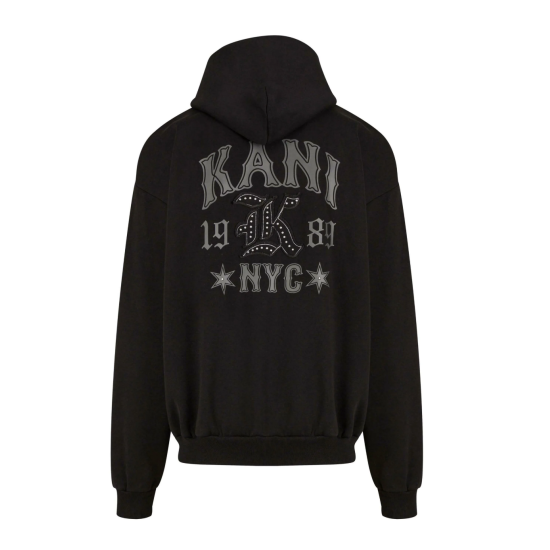 Karl Kani WESTERN OS Zip Hoodie Μαύρο