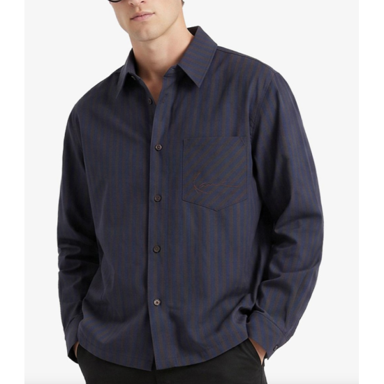Karl Kani Signature Check Boxy Shirt Μπλε Karl Kani Signature Check Boxy Shirt Μπλε