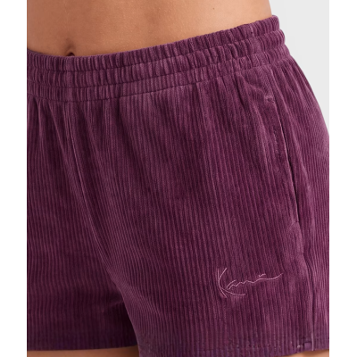 Karl Kani Signature Corduroy Trackpants Μωβ Karl Kani Signature Corduroy Trackpants Μωβ