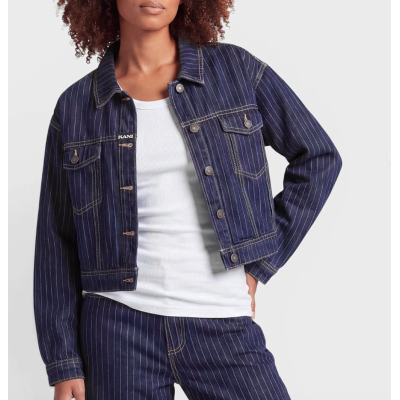 Karl Kani Retro Cropped Denim Jacket