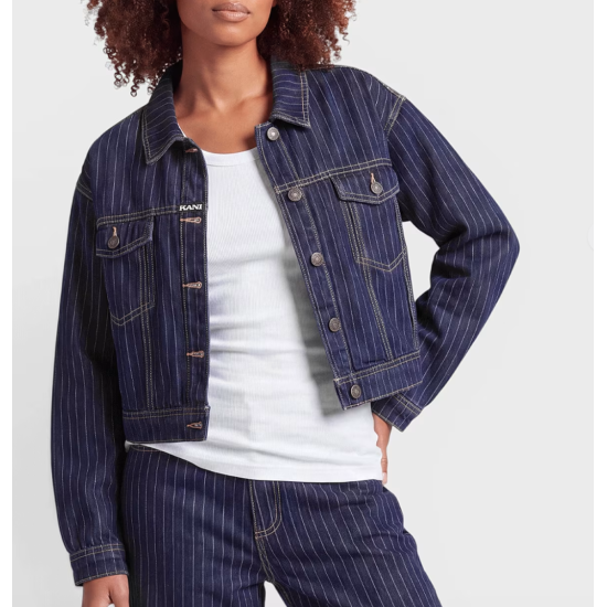 Karl Kani Retro Cropped Denim Jacket Karl Kani Retro Cropped Denim Jacket