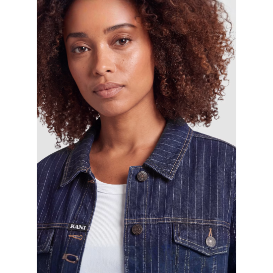 Karl Kani Retro Cropped Denim Jacket Karl Kani Retro Cropped Denim Jacket
