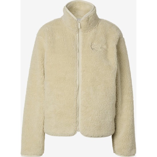 Karl Kani Signature Essential Teddy Track Jacket Ζακέτα Γυναικεία – Beige