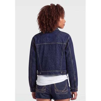 Karl Kani Retro Cropped Denim Jacket