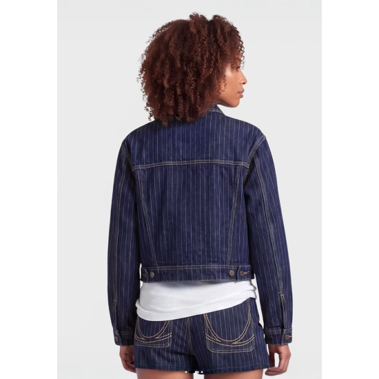 Karl Kani Retro Cropped Denim Jacket Karl Kani Retro Cropped Denim Jacket