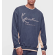 Karl Kani Signature BRK Insert Oversized Crew Μπλε