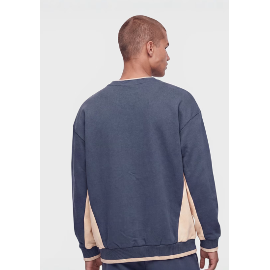 Karl Kani Signature BRK Insert Oversized Crew Μπλε