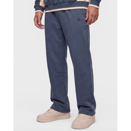 Karl Kani Signature Box Pleat Straight Leg Sweatpants Μπλε