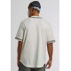 Karl Kani College Baseball shirt Off White/black Μπεζ