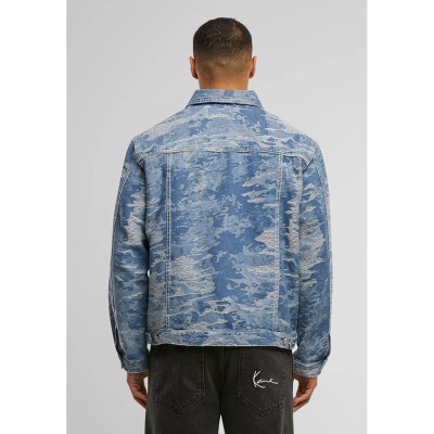 Karl Kani Ανδρικό jacket OG K Distress Camo Os Denim Jacket Μπλε Karl Kani Ανδρικό jacket OG K Distress Camo Os Denim Jacket Μπλε
