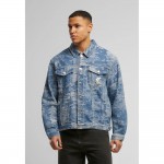 Karl Kani Ανδρικό jacket OG K Distress Camo Os Denim Jacket Μπλε