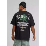 KARL KANI PALM PRINT T-SHIRT Mαύρο