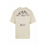 Karl Kani Music Print T-Shirt Μπεζ