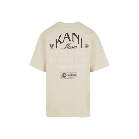 Karl Kani Music Print T-Shirt Μπεζ