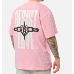 Karl Kani Woven Signature Resist Love T-Shirt Ροζ