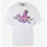 Karl Kani Woven Signature Airbrush Amor Tee White/Pink Άσπρο