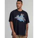 Karl Kani Woven Signature Airbrush Amor Tee Black Μαύρο