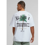 KARL KANI PALM PRINT T-SHIRT  Άσπρο