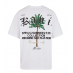 KARL KANI PALM PRINT T-SHIRT  Άσπρο