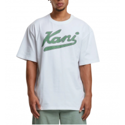 Karl Kani Varsity Palm Print T-Shirt Άσπρο