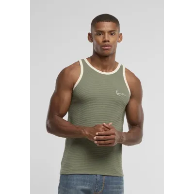 Karl Kani Signature Waffle Tank Top Πράσινο